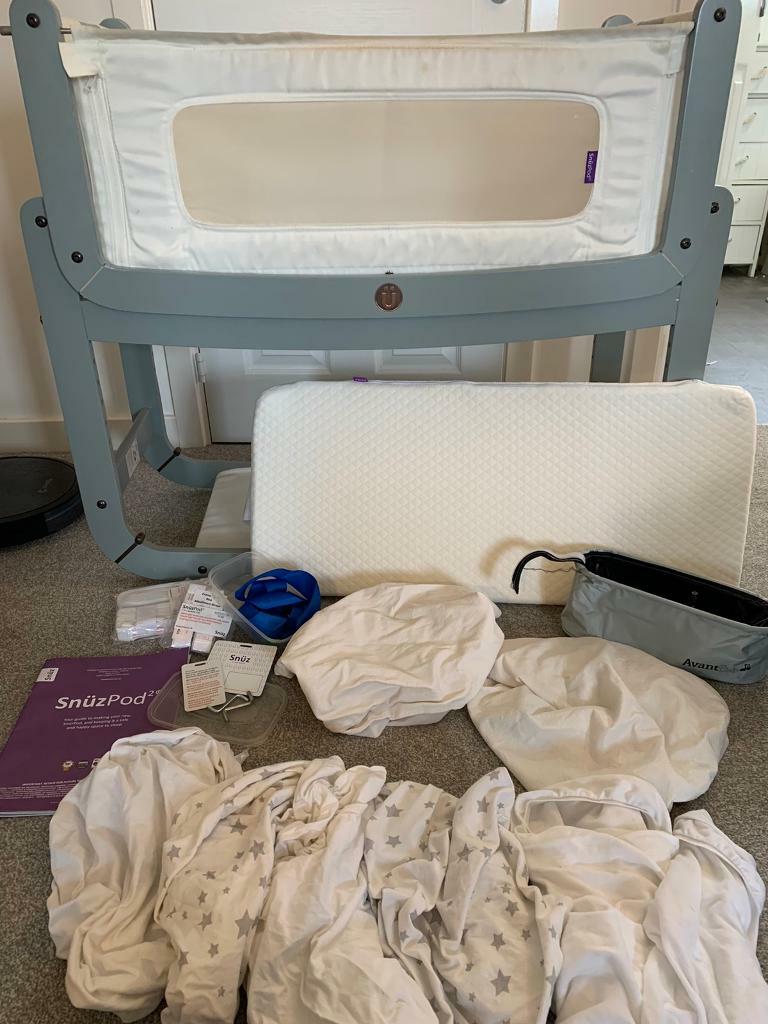 moses basket next to me